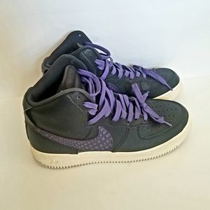 Nike Air Force 1 High 07 LV8 Black Purple Sail 9